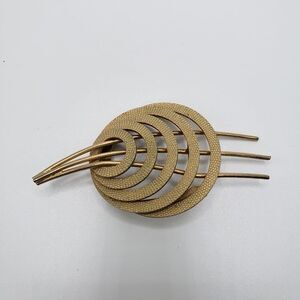 Vintage Mid Century Atomic Style Brooch 3" Pin Space Age Unusual